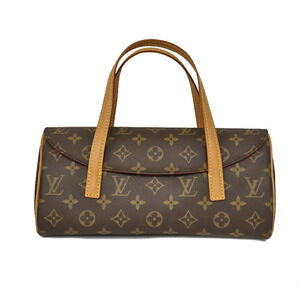Louis Vuitton Sonatine Handbag Monogram Canvas Brown